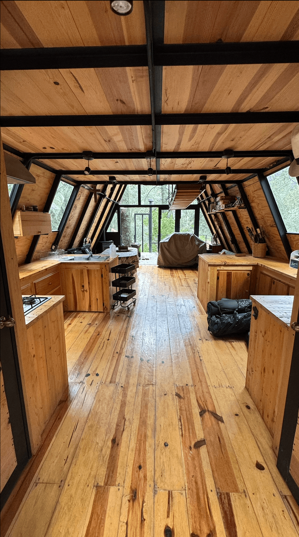 Vista interior Cabaña 1